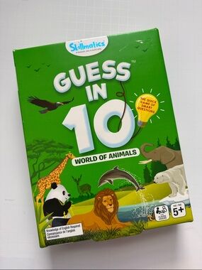 Skillmatics Guess in 10 World of Animals Card Game